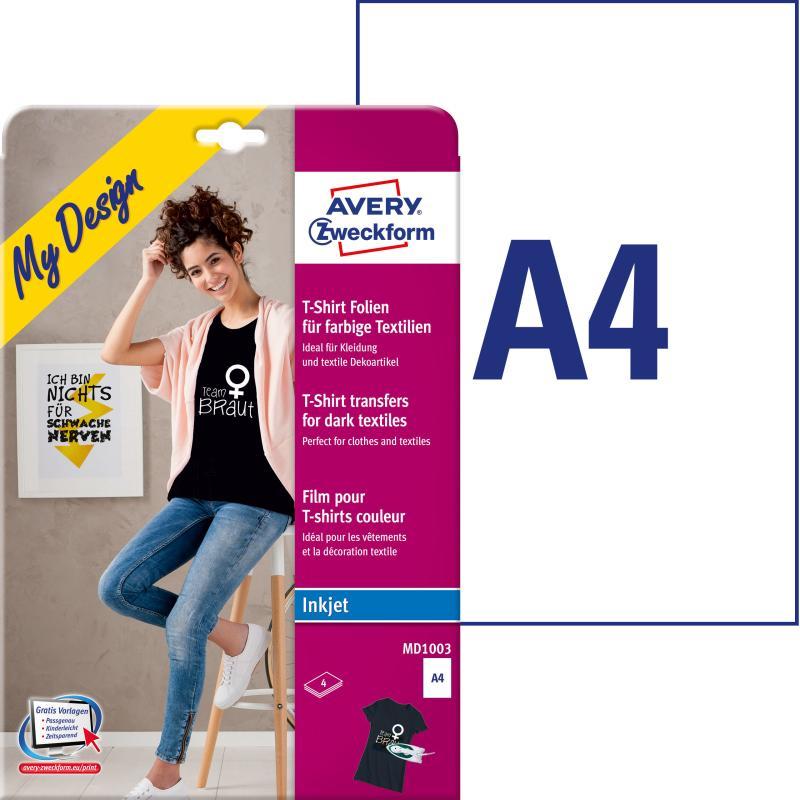 Avery textilre vasalható fólia, sötét és színes textíliákhoz