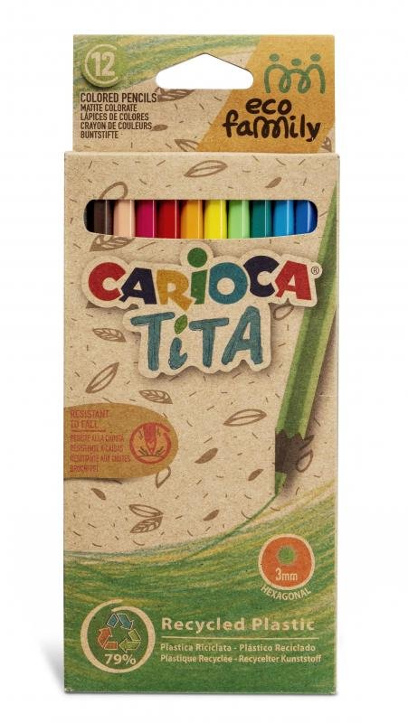 CARIOCA Tita EcoFamily 12 darabos színesceruza