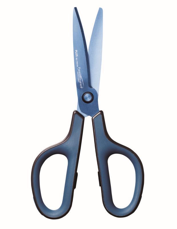 PLUS Fitcut PRÉMIUM titániumbevonatú olló 175 mm - diplomatakék