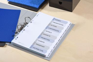 Elválasztólap fehér kartonnal A4 10lap