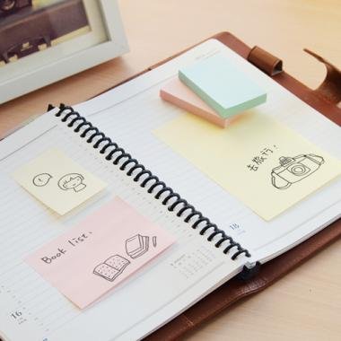 Stick\'n öntapadó jegyzettömb 76x127 mm, 100 lap - pasztell zöld