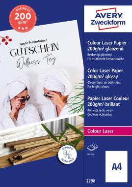 Avery lézer prémium minőségű fényes fotópapír 200g - os A4