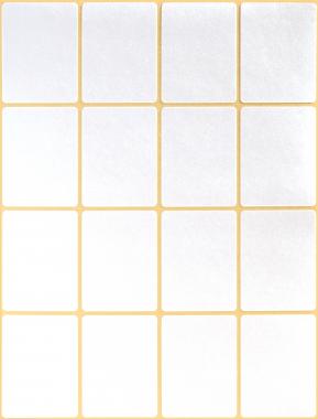 Avery univerzális kézzel írható címke 38 x 29 mm - fehér