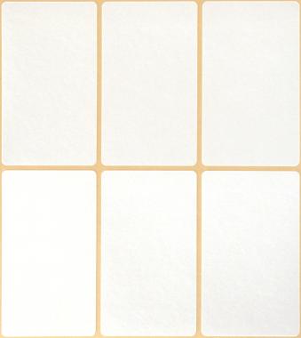 Avery univerzális kézzel írható címke 66 x 38 mm - fehér