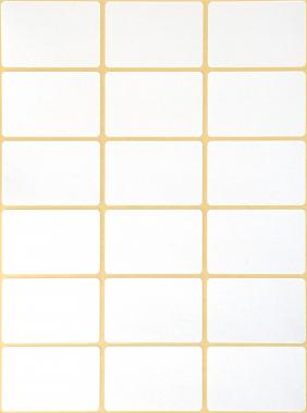 Avery univerzális visszaszedhető címke - fehér 38x24 mm