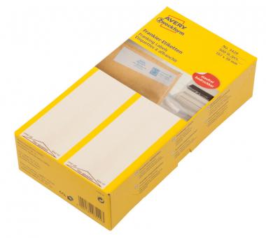 Avery bérmentesítő címke - fehér 157 x 39 mm - fehér