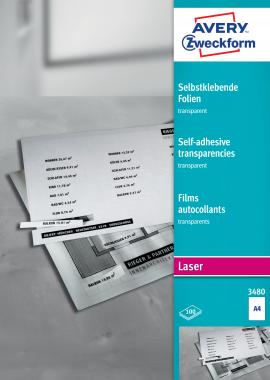 Avery öntapadó fólia lézer nyomtatóhoz