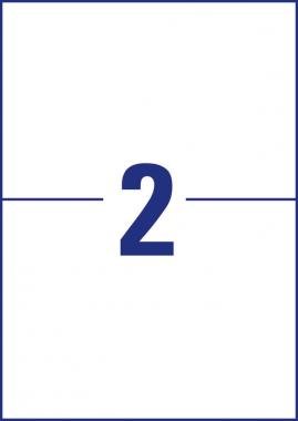 Avery univerzális címke 210 x 148 mm - fehér 100 ív