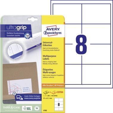 Avery univerzális címke - fehér 97 x 67,7 mm