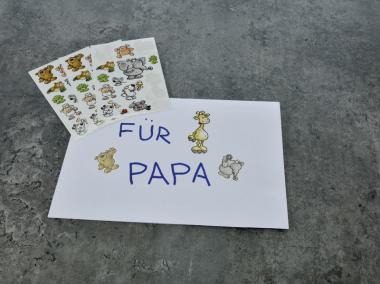 Avery papír matrica - vicces állatok  3 ív