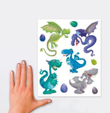 Avery ablakdekor, matrica - dino 1 ív