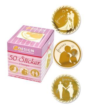 Avery tekercses matrica - esküvő Ø 3,8 cm 50 db matrica