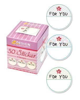 Avery tekercses matrica - For You Ø 3,8 cm 50 db matrica