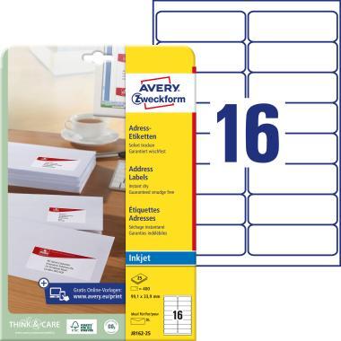 Avery fehér címzés címke DL borítékra 99,1 x 33,9 mm