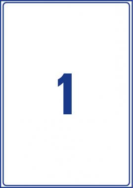 Avery fehér csomag címke 199,6 x 289,1 mm