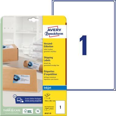 Avery fehér csomag címke 199,6 x 289,1 mm
