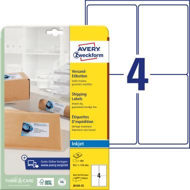 Avery fehér csomag címke 99,1 x 139 mm