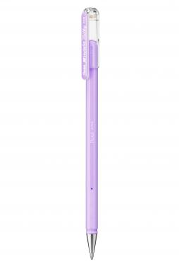 Pentel zselés kupakos rollertoll Hybrid Milky pasztell 0,8 mm - lila