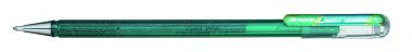 Pentel zselés rollertoll kupakos Dual-Hybrid metál 1,0 mm - zöld + metálkék