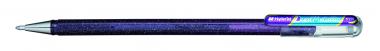 Pentel zselés rollertoll kupakos Dual-Hybrid metál 1,0 mm - lila + metálkék