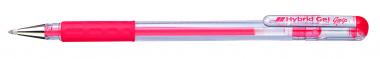 Pentel zselés rollertoll kupakos Hybrid Gel Grip 0,3 mm - piros
