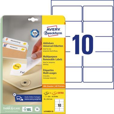 Avery univerzális visszaszedhető címke 96 x 50,8 mm