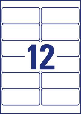 Avery időjárásálló fehér poliészter címke 99,1 x 42,3 mm