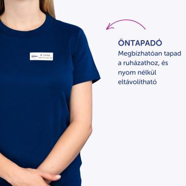 Avery öntapadó névcímke acetátselyem, 88,9 × 31 mm, 320 db - fehér