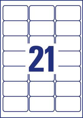 Avery univerzális visszaszedhető címke 63,5 x 38,1 mm