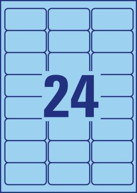 Avery univerzális visszaszedhető kék címke  63,5 x 33,9 mm