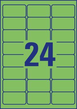 Avery univerzális visszaszedhető zöld címke 63,5 x 33,9 mm