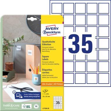 Avery öntapadó QR-kód címke 35 x 35 mm