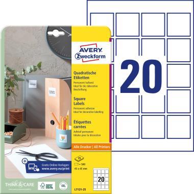 Avery öntapadó QR-kód címke 45 x 45 mm