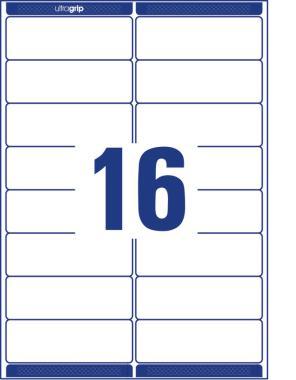 Avery címzés címke 99,1 x 33,9 mm - fehér 250 ív