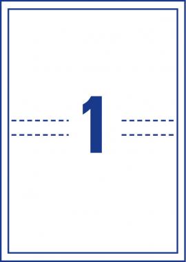 Avery mikroperforált DVD tokbetét 273 x 183 mm