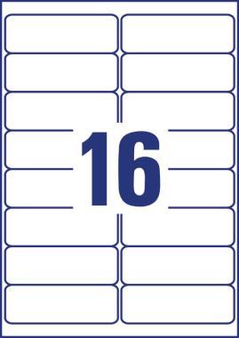 Avery átlátszó címzés címke 99,1 x 33,9 mm