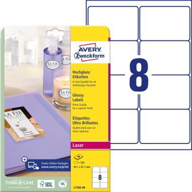 Speciális etikett fényes fotórealisztikus 99,1x67,7mm színes lézer