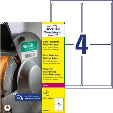 Avery ultra ellenálló címke 99,1 x 139 mm
