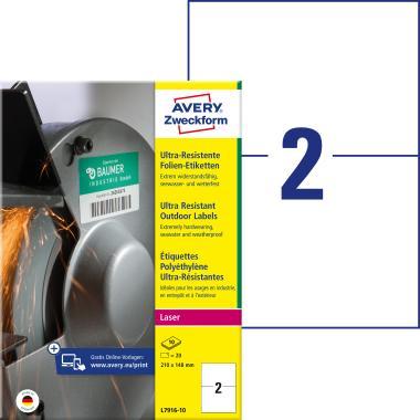 Avery ultra ellenálló címke 210 x 148 mm