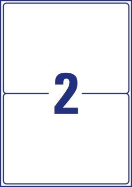 Avery fehér időjárásálló csomag címke 199,1 x 143,5 mm