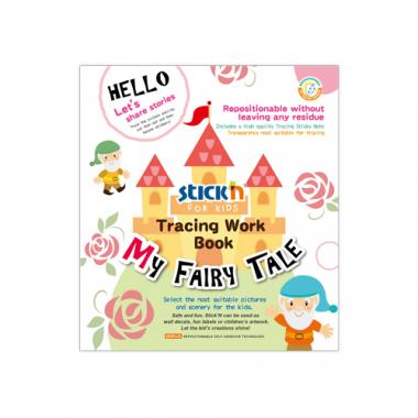 Stick'n füzet átrajzoláshoz - My Fairytale, 203x150 mm, 30 lap - fehér
