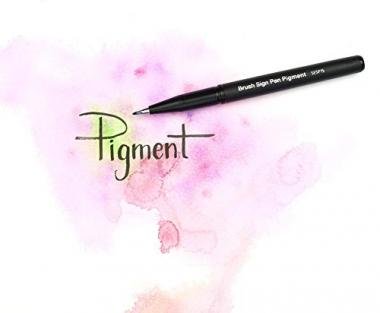 Pentel ecsettoll pigementált Brush Sign Pen 3 db-os szett