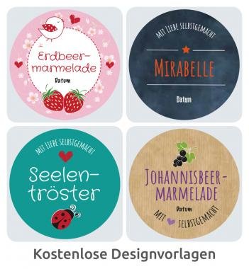 Avery univerzális visszaszedhető kör címke - fehér 65 mm