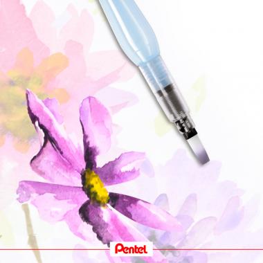 Pentel ecsettoll üres 12ml víztartállyal \'M\' közepes heggyel