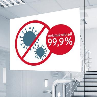 Antimikrobiális fóliacímke 210x148mm fehér