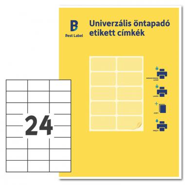 Univerzális címke 70x37mm