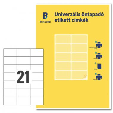 Univerzális címke  70x42,3 mm
