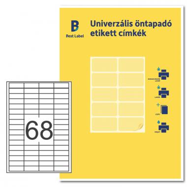 Univerzális címke 48,5x16,9mm