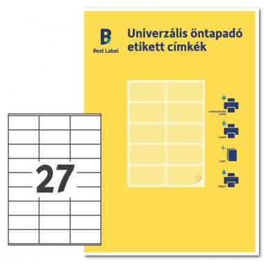 Univerzális címke 70x32mm
