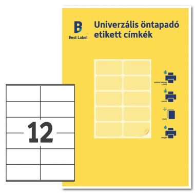 Univerzális címke 105x48mm